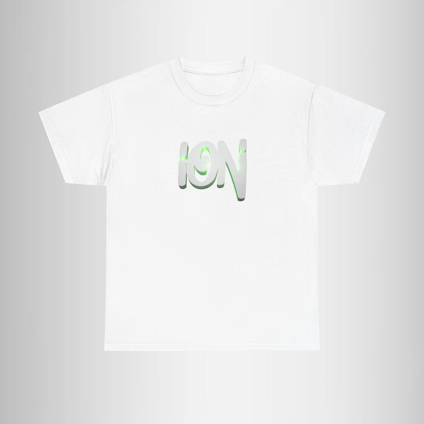 Silver/Green Logo - Unisex Heavy Cotton Tee